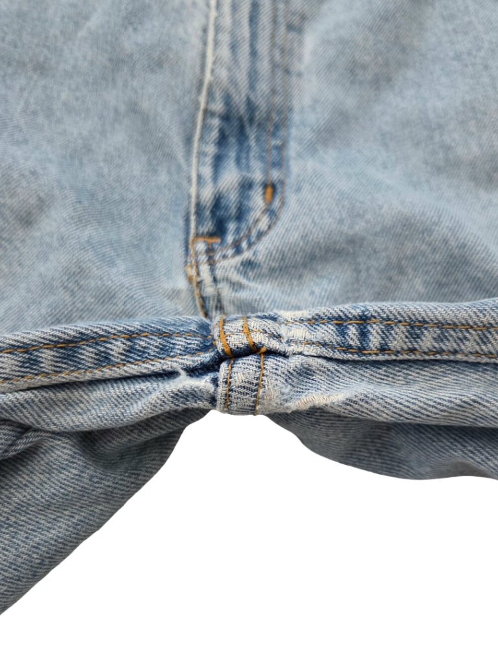 Timberland Jeans Mens 35x34 Distressed Baggy Straight Grunge Workwear Denim - Picture 12 of 16